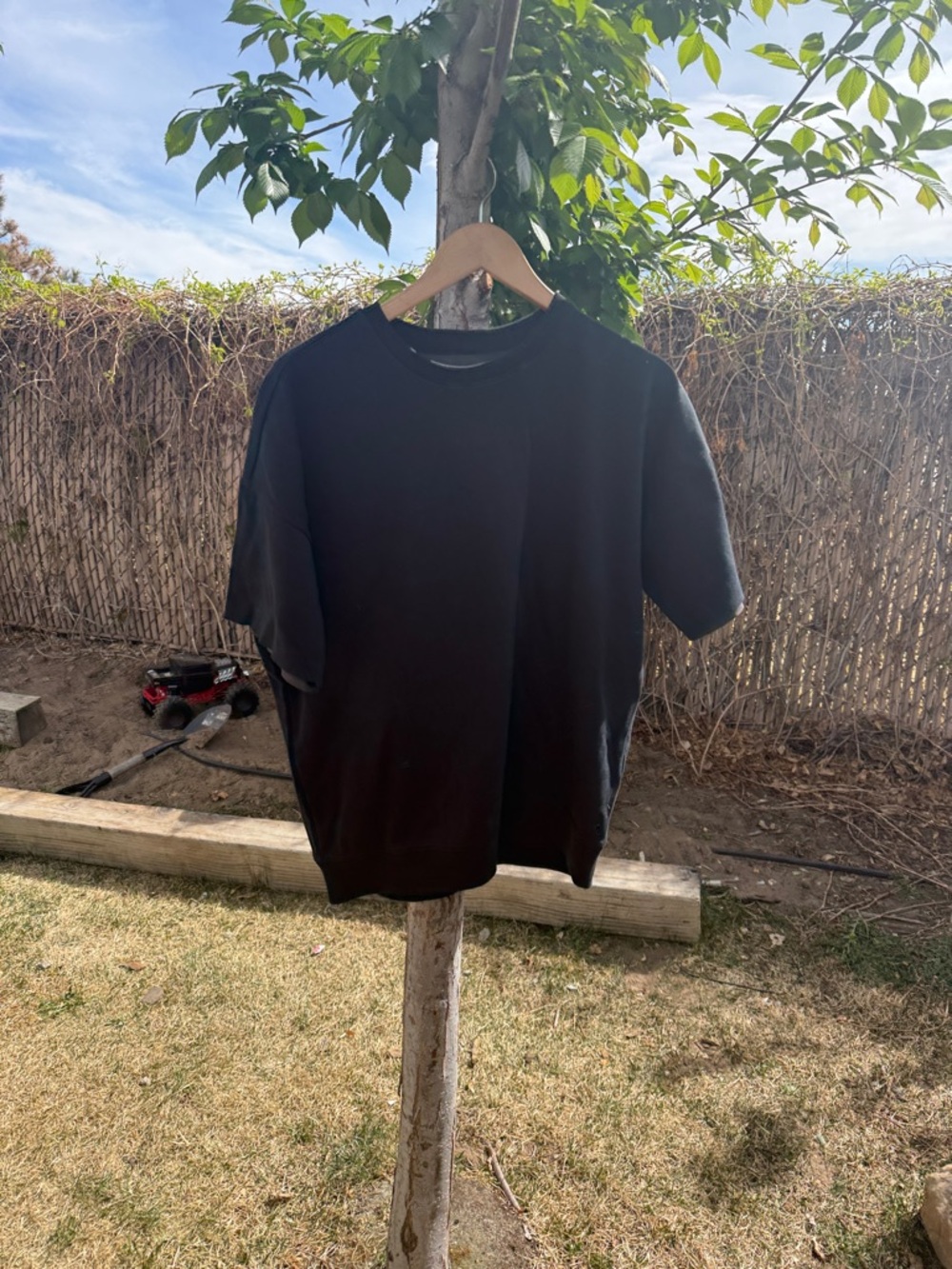 AllSaints Black Crewneck T-Shirt